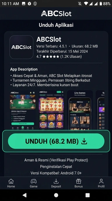 Cara Unduh dan Instal APK abcslot untuk Android