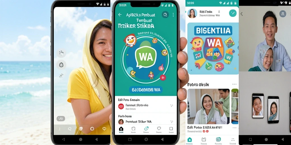 Screenshot utama 369ZK menampilkan antarmuka Pembuat Stiker WA yang intuitif.