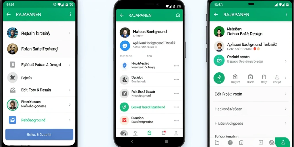 Tampilan antarmuka aplikasi RAJAPANEN yang sederhana dan intuitif.