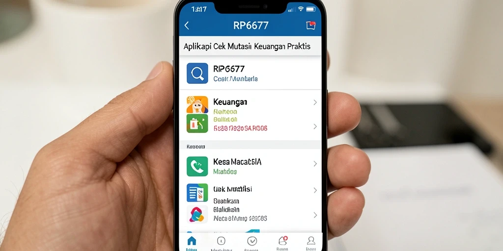 Tampilan antarmuka Cek Mutasi RP6677 yang informatif dan menarik.