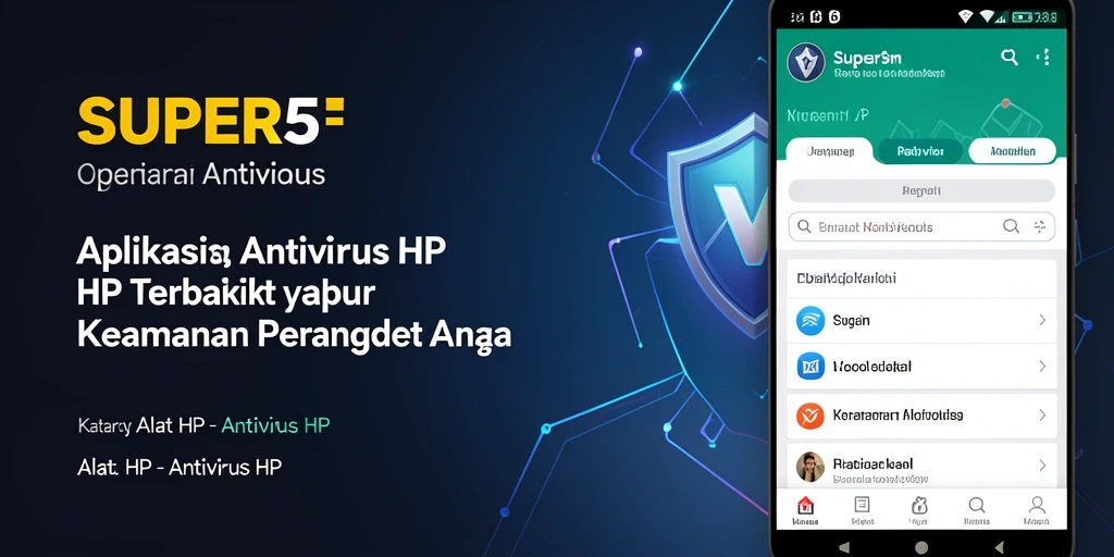 Tampilan antarmuka SUPER5 yang ramah pengguna dan intuitif.